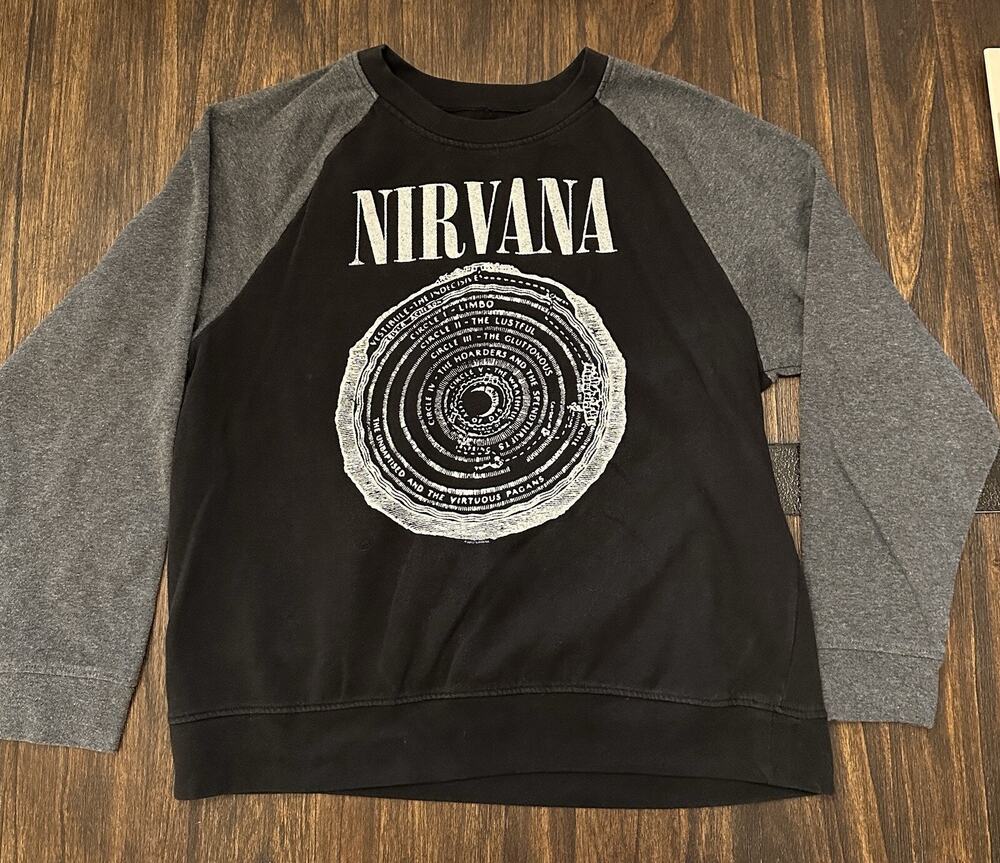Nirvana Sweatshirt Vestibules Circles of Hell Women’s Large